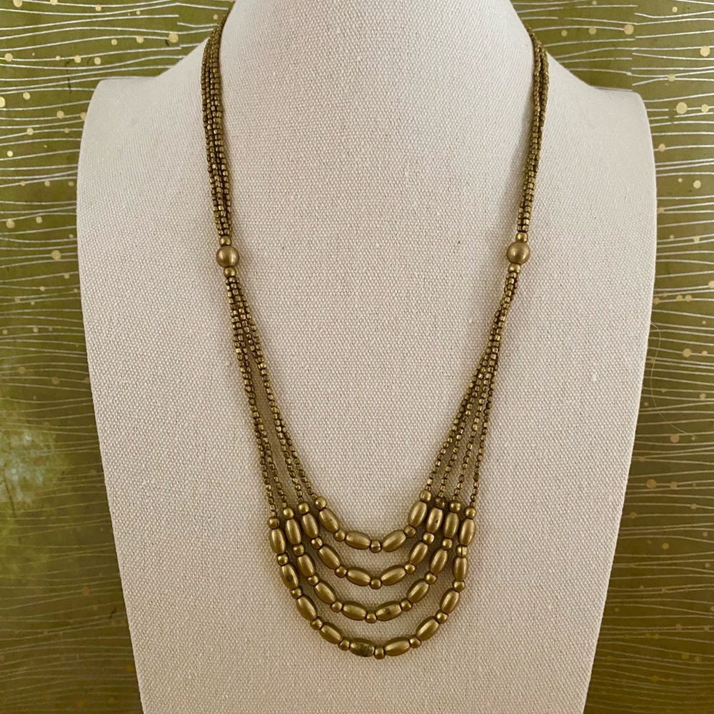 Sundance Catalog Antique Bronze Necklace